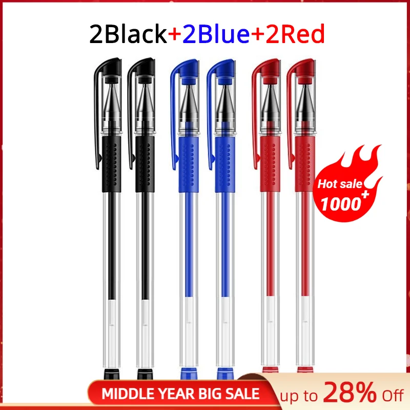 Gel Pen School and office Business Writing Pen Refill Set Black Blue Red Ink Ballpoint Pen Bullet tip 0.5mm supplies Stationery
Gel Pen School and office Business Writing Pen Refill Set Black Blue Red Ink Ballpoint Pen Bullet tip 0.5mm supplies Stationery