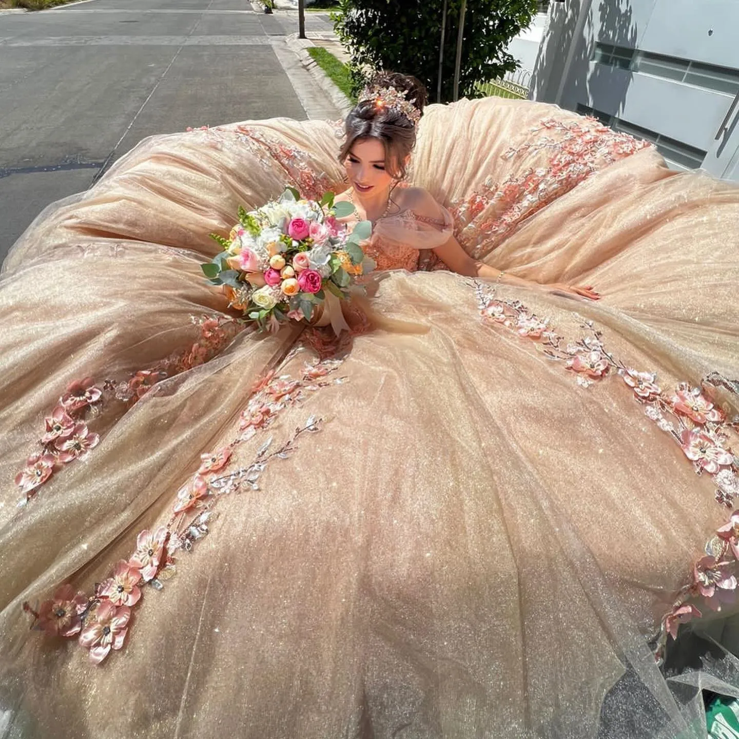 Sparkly Quinceanera Dresses 2022 Formal Luxury Prom Gown Beading Lace Appliques Sweet 15 16 Dress Graduation Balll Gwon
Sparkly Quinceanera Dresses 2022 Formal Luxury Prom Gown Beading Lace Appliques Sweet 15 16 Dress Graduation Balll Gwon