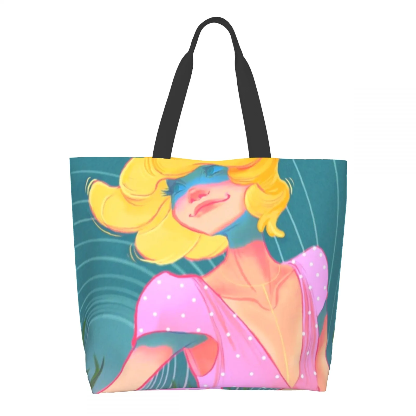 Girl With Yellow Hair Canvas Tote Bag Shopping School Tote Bags Large Capacity Grocery Bag Lightweight Reusable Shoulder Bag
Girl With Yellow Hair Canvas Tote Bag Shopping School Tote Bags Large Capacity Grocery Bag Lightweight Reusable Shoulder Bag