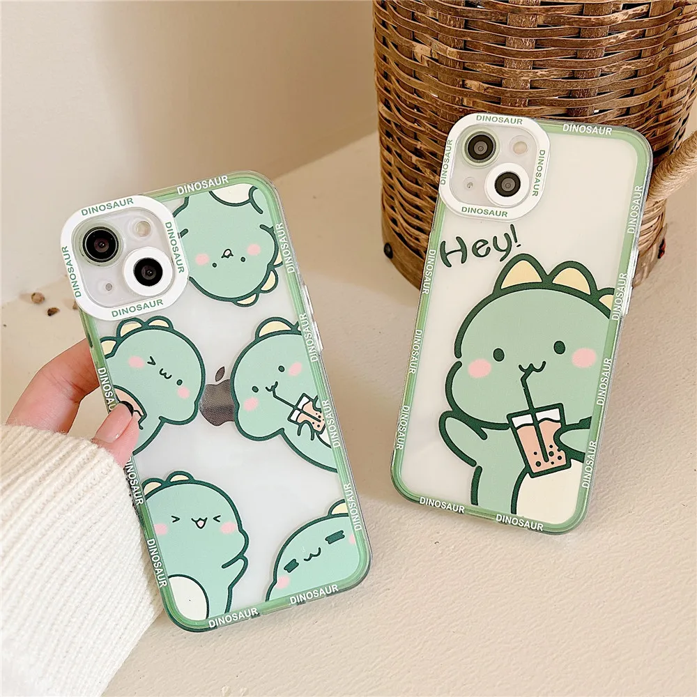 Ottwn Cute Dinosaur Pattern Camera Protection Phone Case For iPhone 13 12 11 14 Pro Max X XR XS Max 7 8 14 Plus Soft Clear Cover
Ottwn Cute Dinosaur Pattern Camera Protection Phone Case For iPhone 13 12 11 14 Pro Max X XR XS Max 7 8 14 Plus Soft Clear Cover