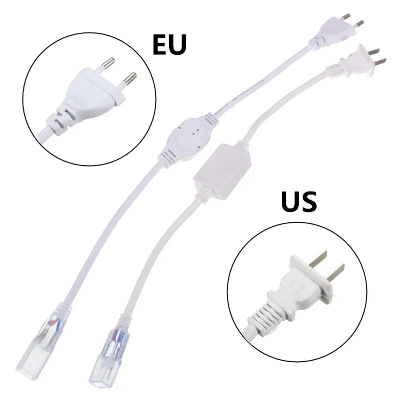220V 110V Strip Power Supply Plug EU/US Power plug Neon LED Strip Line High Voltage 8A 50M 2835 5050 Adapter Transformer Driver
220V 110V Strip Power Supply Plug EU/US Power plug Neon LED Strip Line High Voltage 8A 50M 2835 5050 Adapter Transformer Driver