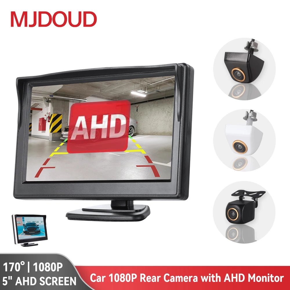 MJDOUD Car 1080P Rear Camera with AHD Monitor for Video Auto Parking 5"Screen Vehicle HD Reversing Camera Starlight Night Vision
MJDOUD Car 1080P Rear Camera with AHD Monitor for Video Auto Parking 5"Screen Vehicle HD Reversing Camera Starlight Night Vision