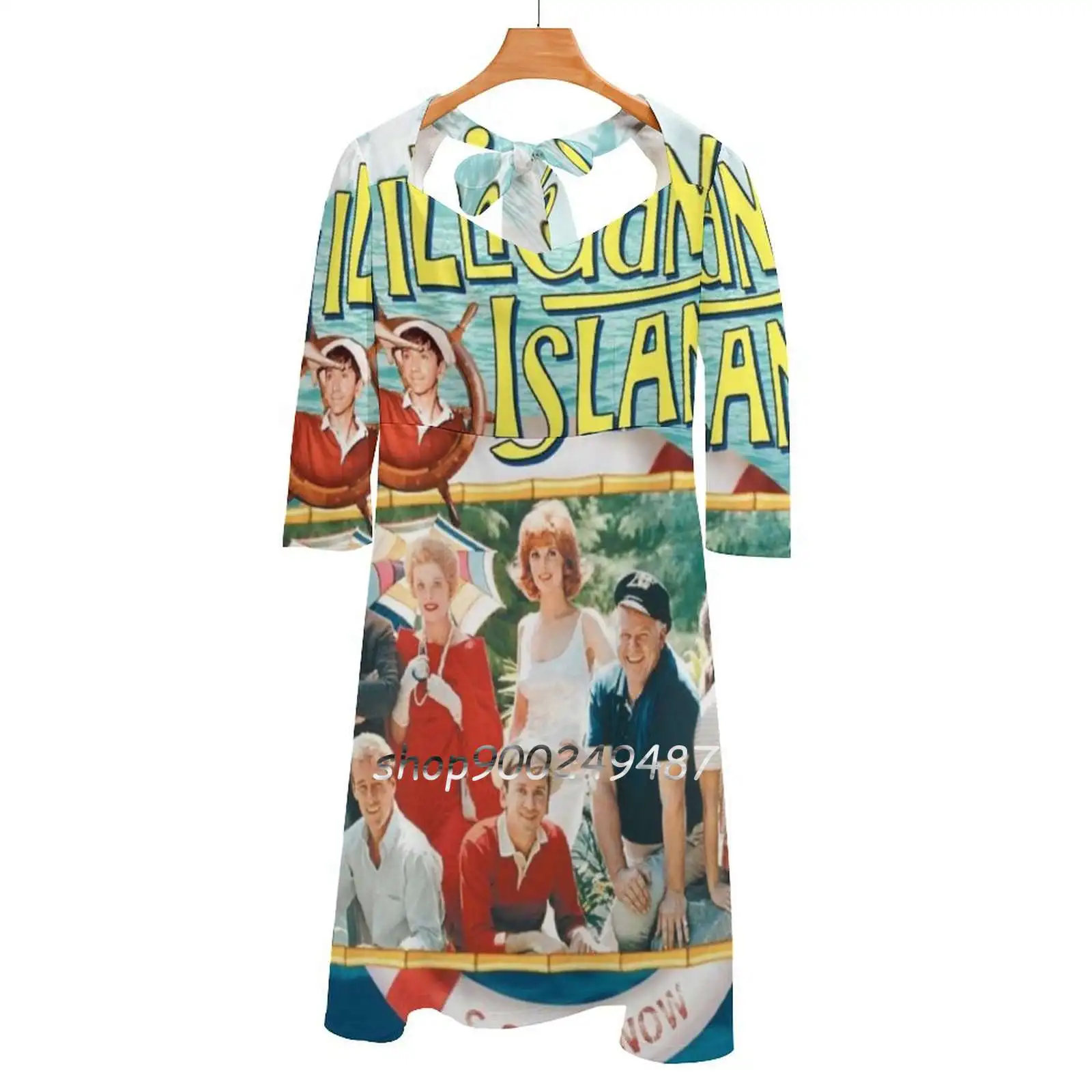 Расклешенное платье Gilligan'S Island с узлом сердечком, модное дизайнерское свободное платье большого размера, серия Gilligans Island Gilligans Sitcom
Расклешенное платье Gilligan'S Island с узлом сердечком, модное дизайнерское свободное платье большого размера, серия Gilligans Island Gilligans Sitcom