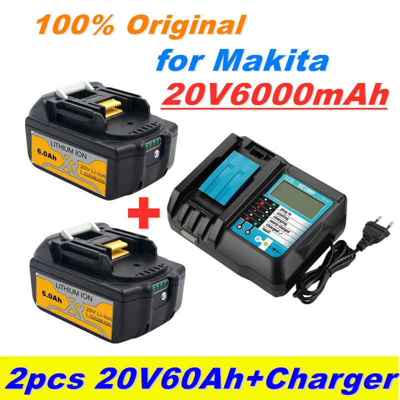 100% BL1860 аккумулятор 20 в 6000 мАч литий-ионный для Makita 18 В батарея BL1840 BL1850 BL1830 BL1860B LXT 400 зарядное устройство
100% BL1860 аккумулятор 20 в 6000 мАч литий-ионный для Makita 18 В батарея BL1840 BL1850 BL1830 BL1860B LXT 400 зарядное устройство