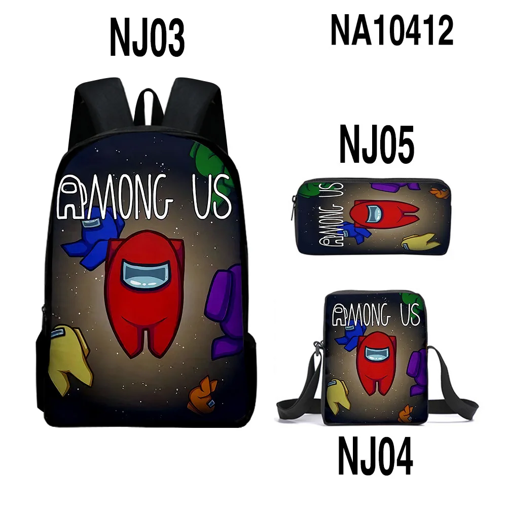 Among Us School Bag Three-piece Game Primary and Middle School Students Backpack Satchel Pencil Case Space Werewolf Killer
Among Us School Bag Three-piece Game Primary and Middle School Students Backpack Satchel Pencil Case Space Werewolf Killer