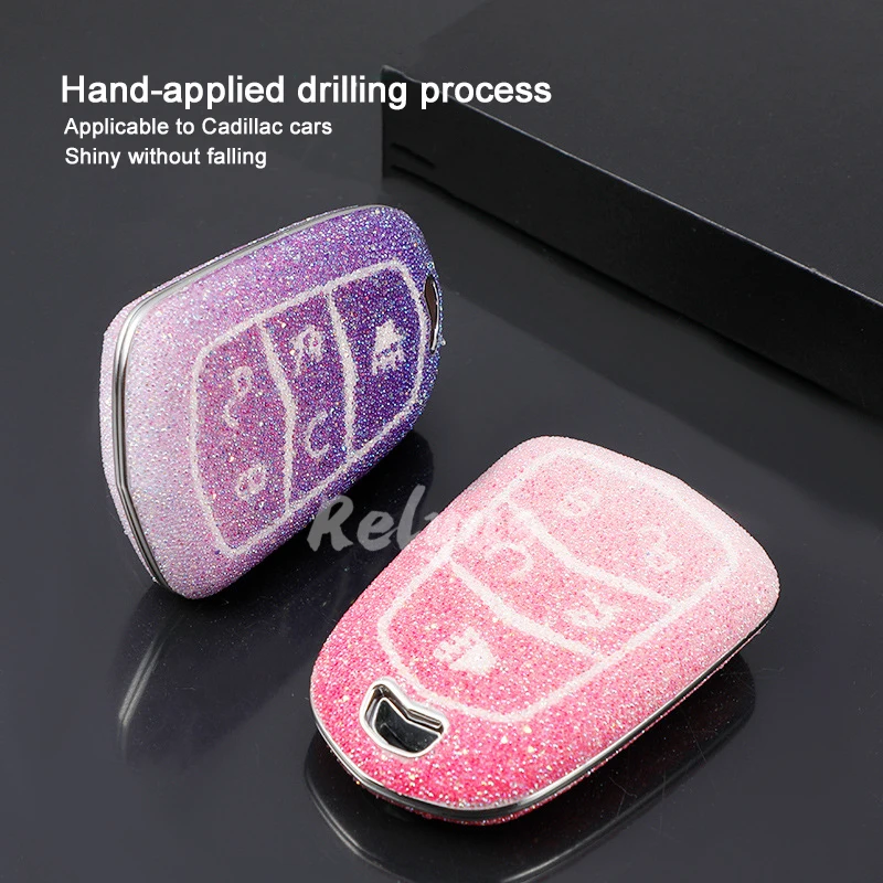 Diamond Crystal Car Key Case Protector Cover for Cadillac ESV Escalade CTS XTS SRX ATS CT5 XT5 XT6 Shining Key Shell Accessories
Diamond Crystal Car Key Case Protector Cover for Cadillac ESV Escalade CTS XTS SRX ATS CT5 XT5 XT6 Shining Key Shell Accessories