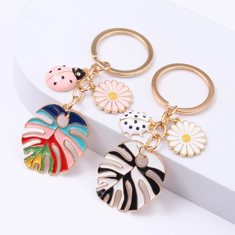 Colorful Leaves Flower Keychains Insect Animals Plants Enamel Key Rings For WOmen Men Friendship Gift Handmade DIY Jewelry
Colorful Leaves Flower Keychains Insect Animals Plants Enamel Key Rings For WOmen Men Friendship Gift Handmade DIY Jewelry