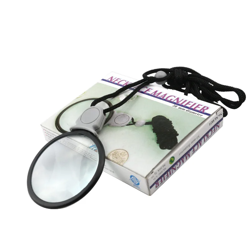 5x Handheld Portable Magnifying Glass Hanging Type Reading Magnifying Glass with Rope and Leather Case
5x Handheld Portable Magnifying Glass Hanging Type Reading Magnifying Glass with Rope and Leather Case