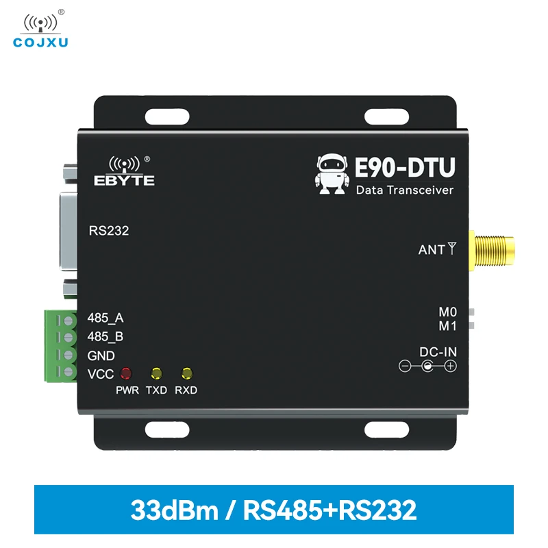 RS232 RS485 LoRa 33dBm 433 МГц большой радиус действия 16 км Modbus приемник автоматическое реле LBT RSSI беспроводной Радиочастотный трансивер цифровое радио
RS232 RS485 LoRa 33dBm 433 МГц большой радиус действия 16 км Modbus приемник автоматическое реле LBT RSSI беспроводной Радиочастотный трансивер цифровое радио