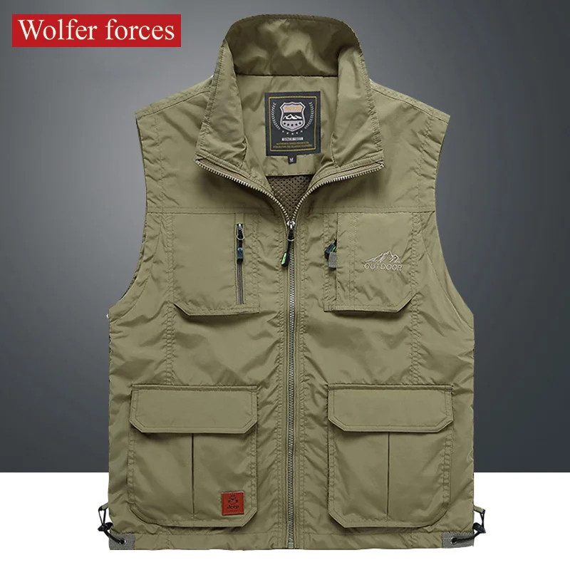 2022Men's Vest Winter New Outdoor Multi-pocket Tooling Sports Vest Middle-aged Spring And Autumn Vest Jacket
2022Men's Vest Winter New Outdoor Multi-pocket Tooling Sports Vest Middle-aged Spring And Autumn Vest Jacket