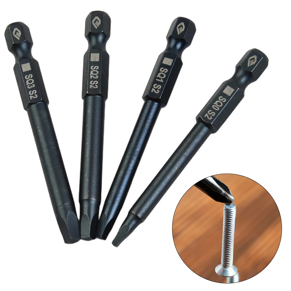 65mm Steel SQ0 SQ1 SQ2 Square Head Screwdriver Bits Set Hex Shank Magnetic Screwdriver High Quality Hand Tool Accesories
65mm Steel SQ0 SQ1 SQ2 Square Head Screwdriver Bits Set Hex Shank Magnetic Screwdriver High Quality Hand Tool Accesories