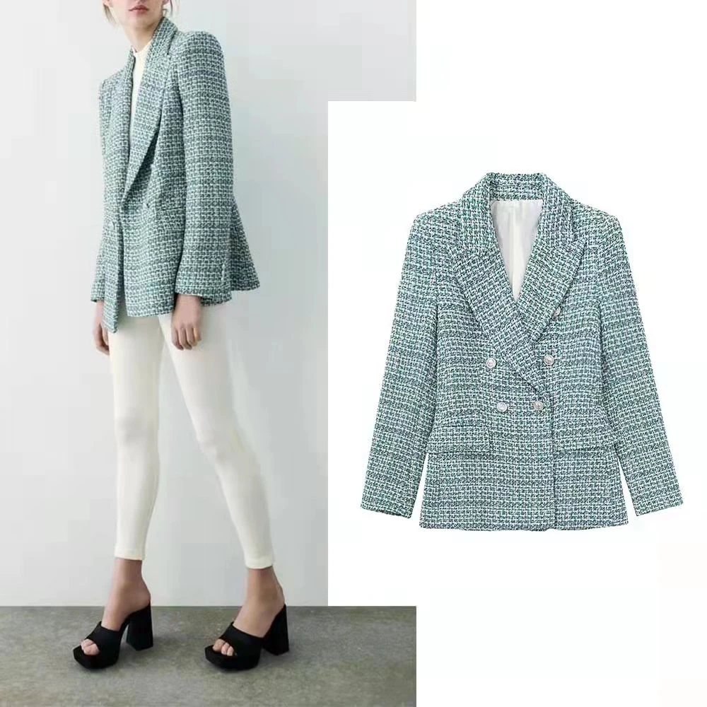 PB&ZA 2023 Women's Spring New Fashion Office Jacket Casual Blazer Retro Long Sleeve Pocket Women's Jacket Chic Ve
PB&ZA 2023 Women's Spring New Fashion Office Jacket Casual Blazer Retro Long Sleeve Pocket Women's Jacket Chic Ve