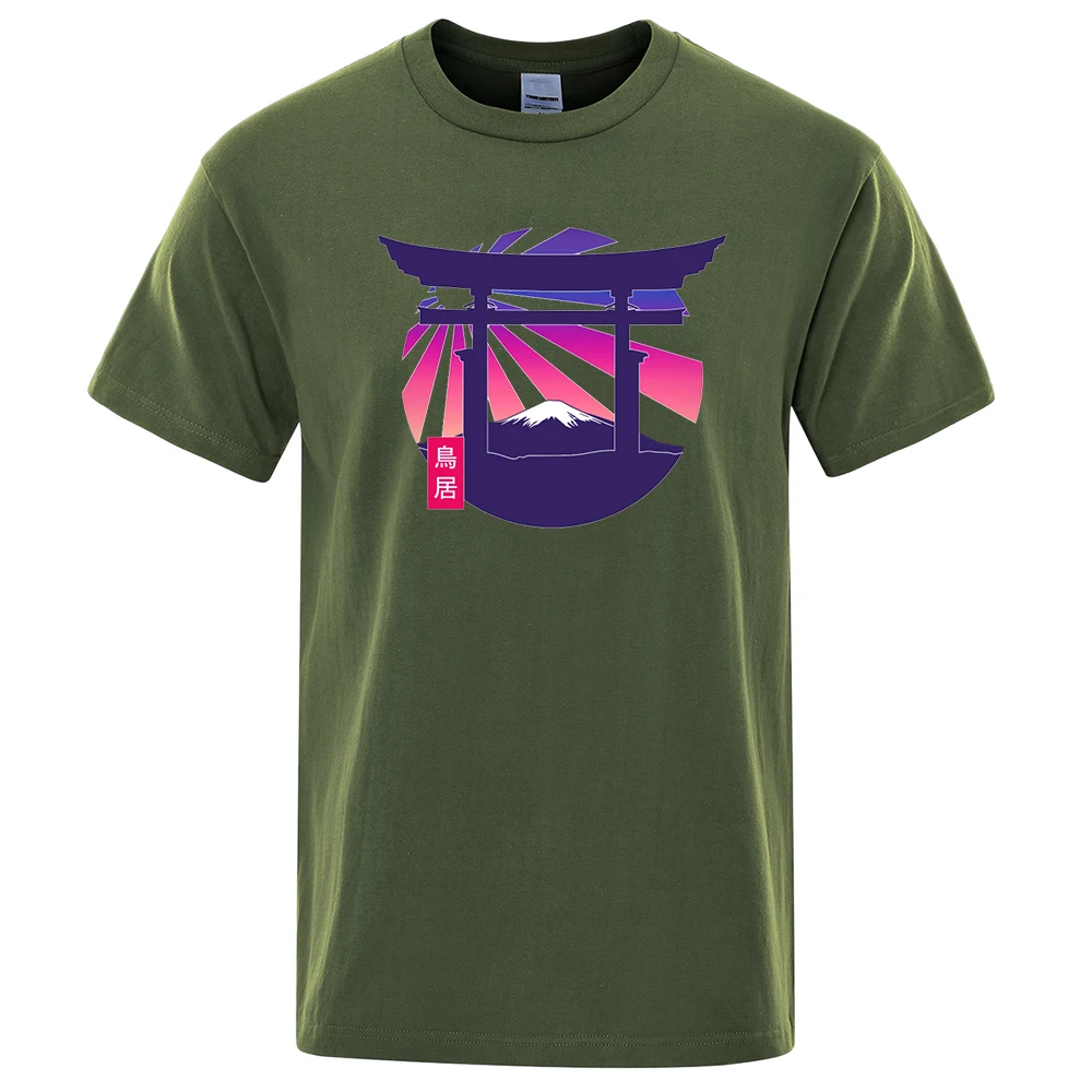 Torii Gate Fuji Japan Style Printing T-Shirt Men Fashion Quality Tshirt Summer Casual T-Shirts Harajuku Tee Clothes Loose Tops
Torii Gate Fuji Japan Style Printing T-Shirt Men Fashion Quality Tshirt Summer Casual T-Shirts Harajuku Tee Clothes Loose Tops