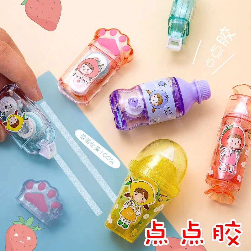 1pcs Cute transparent dot double-sided tape roll machine school office stationery creative handmade DIY solid supply tape
1pcs Cute transparent dot double-sided tape roll machine school office stationery creative handmade DIY solid supply tape