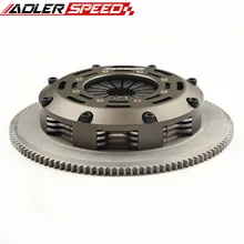 ADLERSPEED Racing Clutch Triple Disc Kit For 2008 - 2015 Mitsubishi Lancer Evolution X 10 GSR, RS 4B11 Turbo; 5-speed