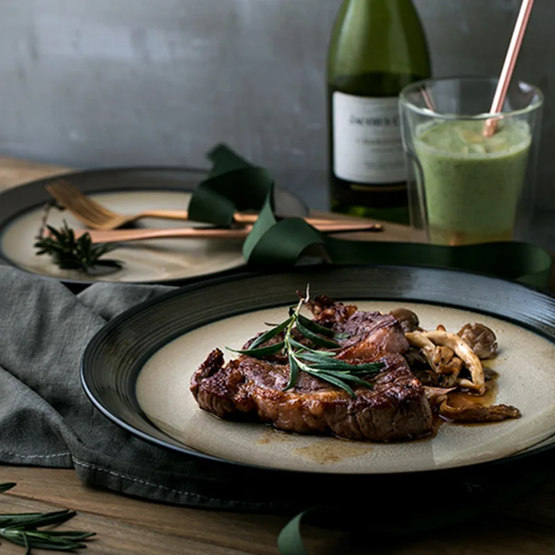 Duoyi Wusu Green Steak Plate Ceramic Western Food Plate Creative Steak Plate Italian Pasta Dish Dish Household Plate
Duoyi Wusu Green Steak Plate Ceramic Western Food Plate Creative Steak Plate Italian Pasta Dish Dish Household Plate