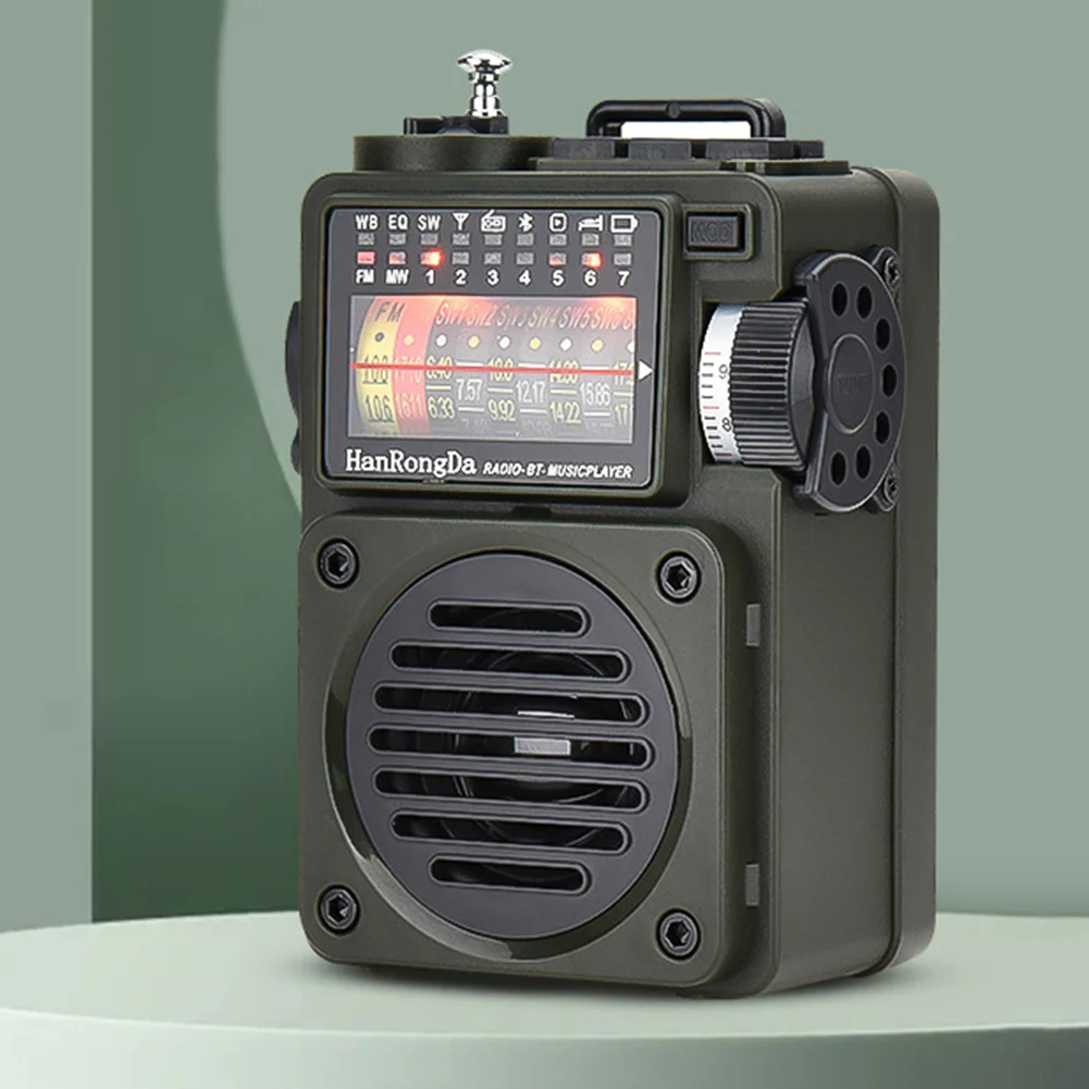 Portable Mini Radio Bluetooth-compatible Stereo Player Coding Pulley Tuning Full Band Broadcast Receiver TF Card Playback Radios
Portable Mini Radio Bluetooth-compatible Stereo Player Coding Pulley Tuning Full Band Broadcast Receiver TF Card Playback Radios