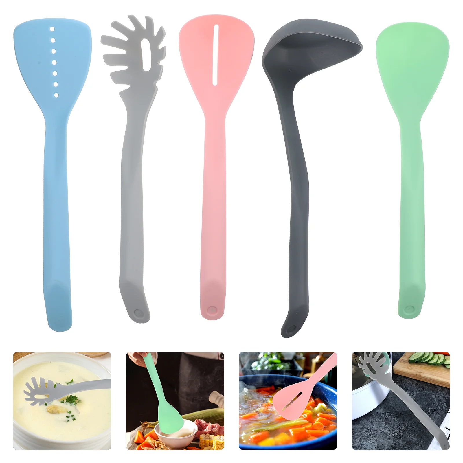 Utensils Nylon Cooking Tool Convenient Spoon Daily Use Spatula Ladle Slotted Wok Supplies Kitchen Kitchenware
Utensils Nylon Cooking Tool Convenient Spoon Daily Use Spatula Ladle Slotted Wok Supplies Kitchen Kitchenware