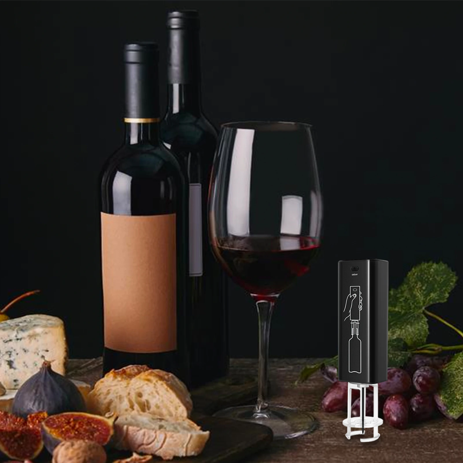 Battery Operated Wine OpenerElectronic Wine Openers Automatic Corkscrews For Wine Bottles Wine Accessories With Charging Cable 3
Battery Operated Wine OpenerElectronic Wine Openers Automatic Corkscrews For Wine Bottles Wine Accessories With Charging Cable 3