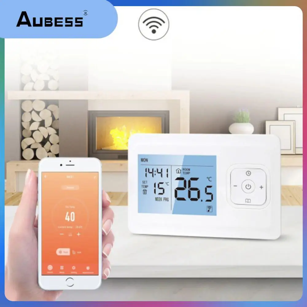 Tuya App Control Wall-mounted Boiler Switch Programmable Smart Thermostat 3a Water And Floor Heating Thermostat Wifi Wireless
Tuya App Control Wall-mounted Boiler Switch Programmable Smart Thermostat 3a Water And Floor Heating Thermostat Wifi Wireless