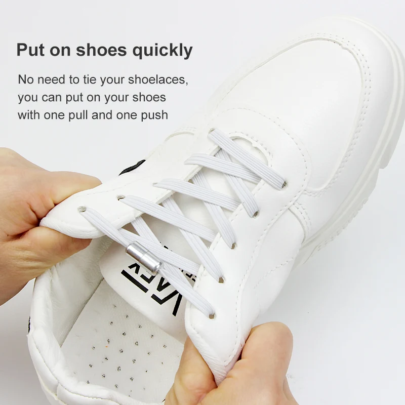 Elastic Shoelaces No Tie Metal Lock Shoe Laces For Kids Adult Sneakers Quick Shoe Lace Flat Shoelaces Lazy Shoestrings 14 Colors
Elastic Shoelaces No Tie Metal Lock Shoe Laces For Kids Adult Sneakers Quick Shoe Lace Flat Shoelaces Lazy Shoestrings 14 Colors