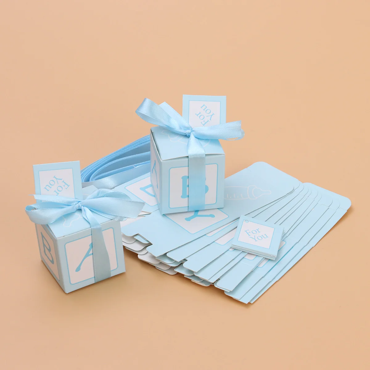 12pcs Printed Stitched Ribbon Wedding Creative Candy Boxes Treat Boxes for Party Favors
12pcs Printed Stitched Ribbon Wedding Creative Candy Boxes Treat Boxes for Party Favors