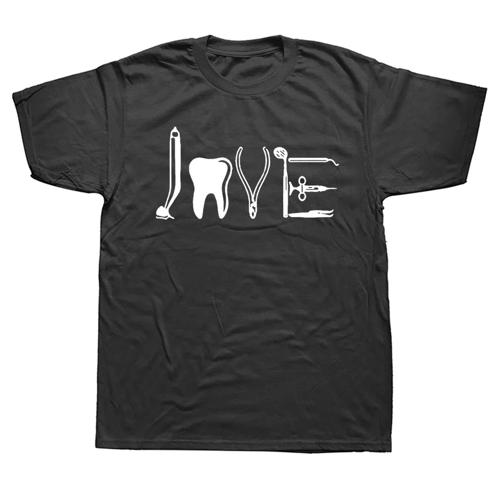 Love By Dental Equipments Dentist Doctor Health Care T Shirts Men Cotton Tooth Teeth Tops Tee Short Sleeve Fitness T-Shirt
Love By Dental Equipments Dentist Doctor Health Care T Shirts Men Cotton Tooth Teeth Tops Tee Short Sleeve Fitness T-Shirt
