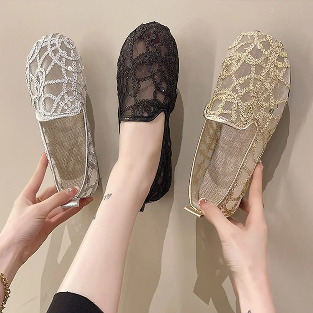 Mesh fisherman shoes slip-on slip-on shoes 2022 new comfortable flat shoes sequined women's shoes casual sandals
Mesh fisherman shoes slip-on slip-on shoes 2022 new comfortable flat shoes sequined women's shoes casual sandals