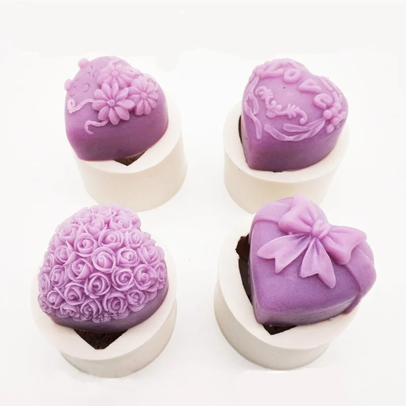 3D Silicone Soap Mold Heart Love Rose Flower Chocolate Mould Candle Polymer Clay Molds Crafts DIY Forms For Soap Base Tool Mold
3D Silicone Soap Mold Heart Love Rose Flower Chocolate Mould Candle Polymer Clay Molds Crafts DIY Forms For Soap Base Tool Mold