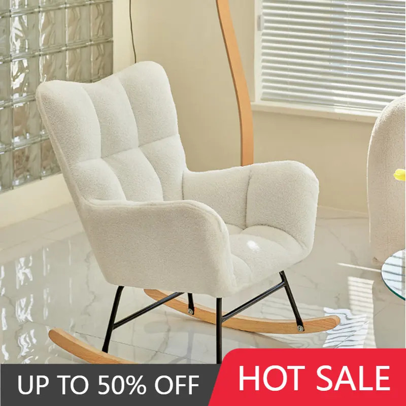 Nordic Style Chair Living Room Design Fashion Rocking Chair Balcony Recliner Single Sofa Ergonomic Modern Sillon Home Furniture
Nordic Style Chair Living Room Design Fashion Rocking Chair Balcony Recliner Single Sofa Ergonomic Modern Sillon Home Furniture