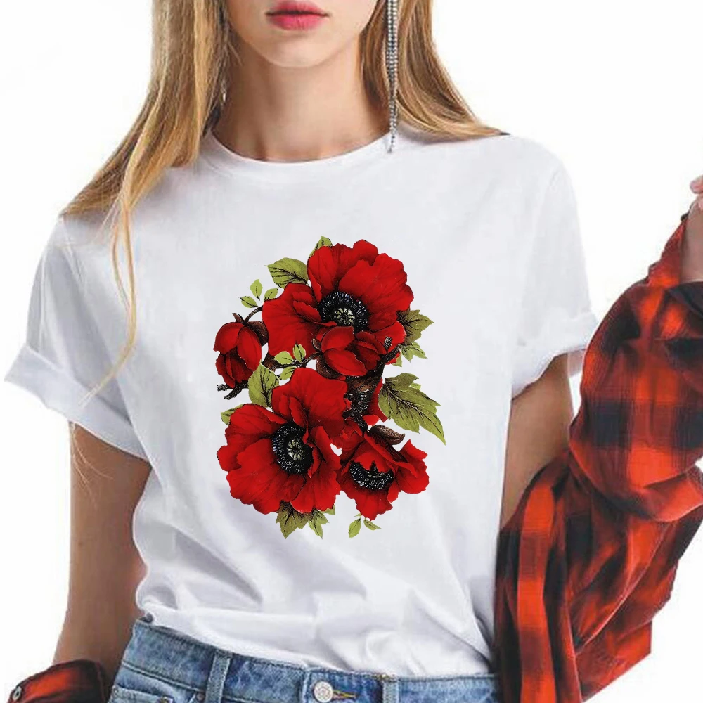 Flaming Rose Printed Cute Lady T-Shirts University Campus Fashion Kawaii Harajuku Casual Clothing 2022 New Young Girls Free Ship
Flaming Rose Printed Cute Lady T-Shirts University Campus Fashion Kawaii Harajuku Casual Clothing 2022 New Young Girls Free Ship