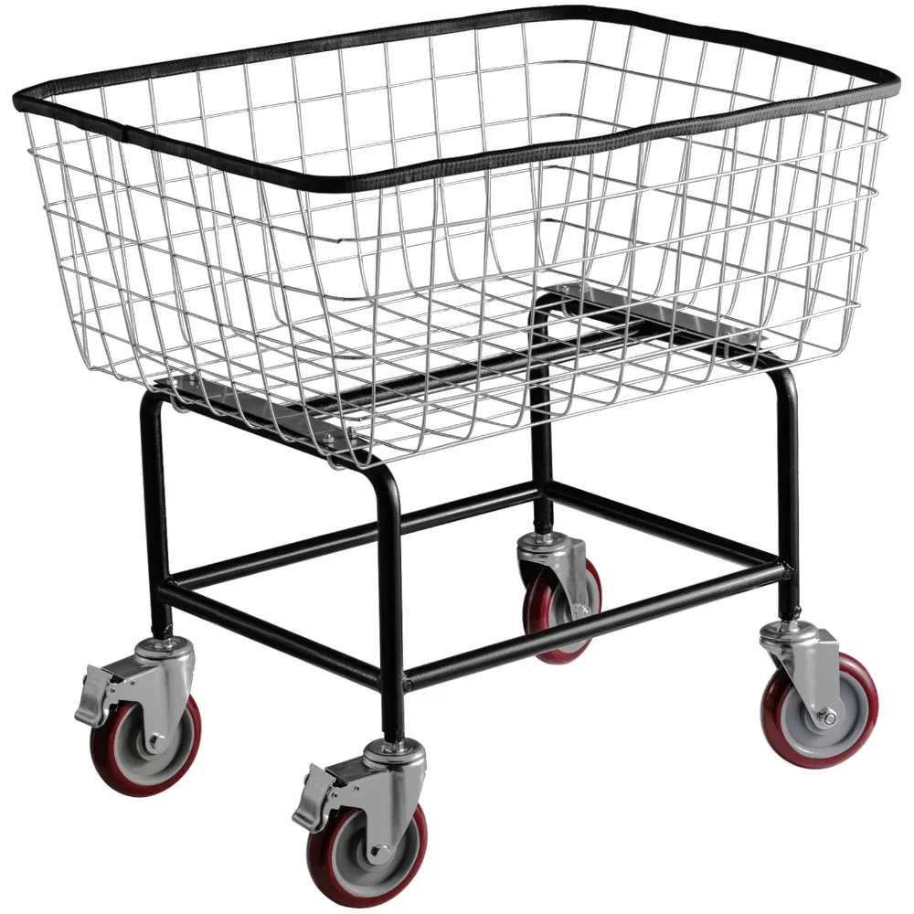 VEVORbrand Steel Rolling Laundry Cart 2.5 Bushel, Wire Laundry Basket with Wheels, Steel Frame with Galvanized Finish
VEVORbrand Steel Rolling Laundry Cart 2.5 Bushel, Wire Laundry Basket with Wheels, Steel Frame with Galvanized Finish