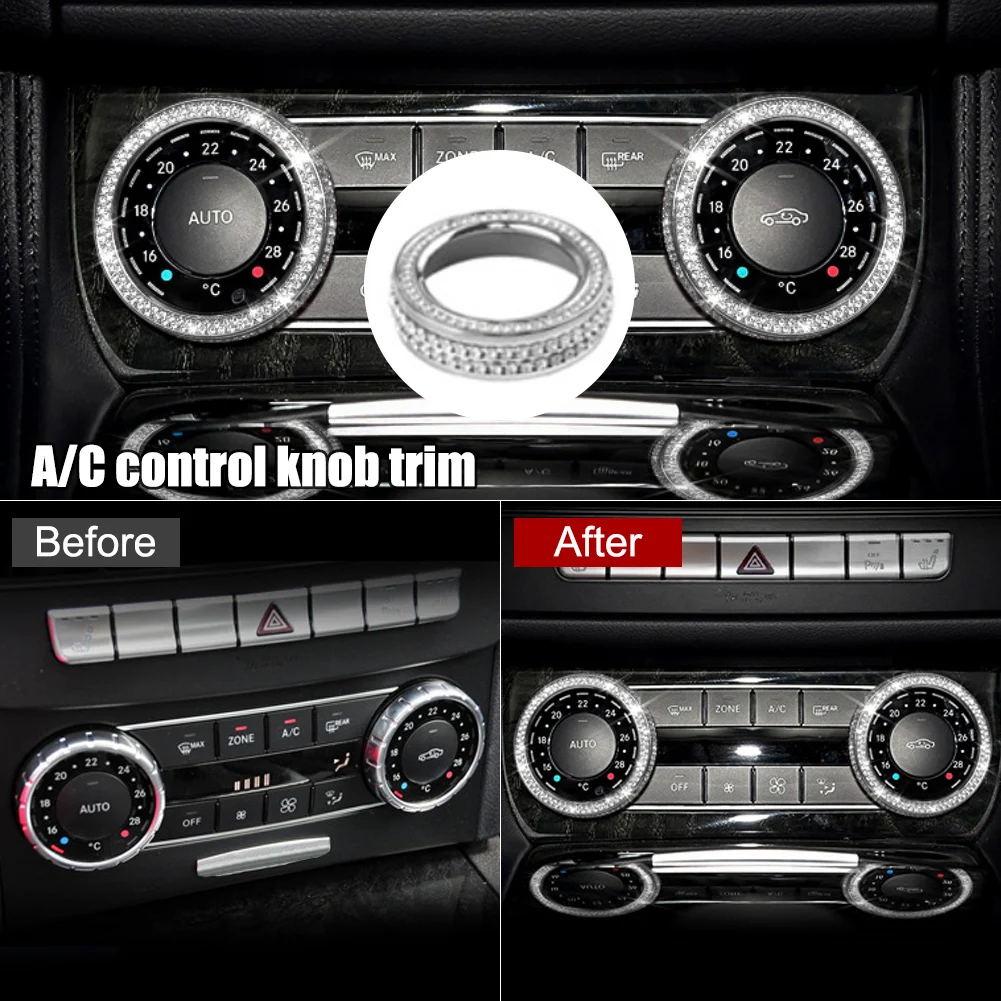 car Interior Air Conditioner Button Ring Decorative Accessories Women Shiny Diamond Emblem For Mercedes-Benz C Class 08-13
car Interior Air Conditioner Button Ring Decorative Accessories Women Shiny Diamond Emblem For Mercedes-Benz C Class 08-13