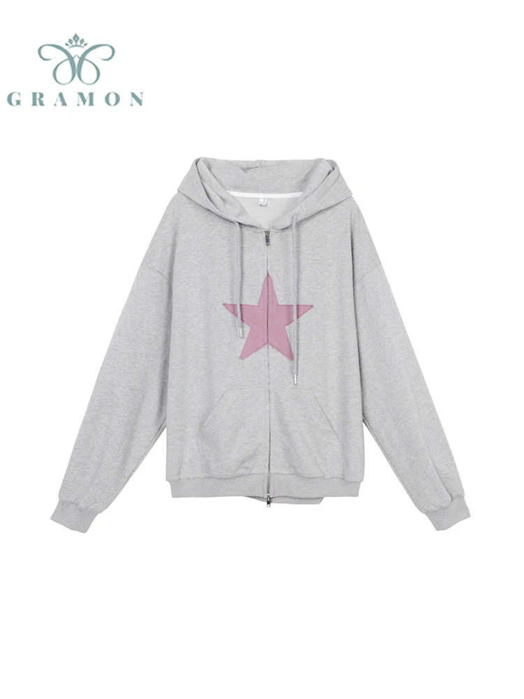 Women Autumn Winter New Drawstring Tie Up Vintage Printing Sweatshirts Baggy Long Sleeve Zipper Design Hoodies Pullover Cozy
Women Autumn Winter New Drawstring Tie Up Vintage Printing Sweatshirts Baggy Long Sleeve Zipper Design Hoodies Pullover Cozy