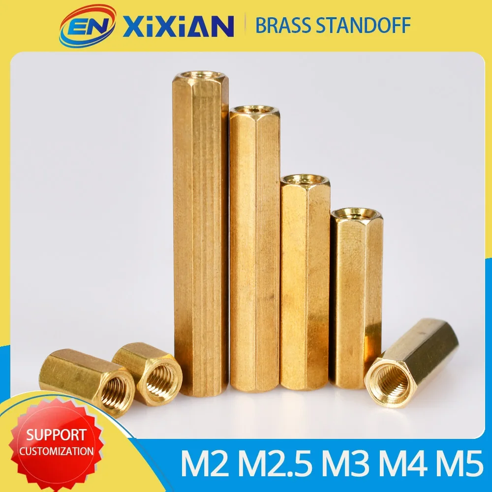 Hex Brass Standoff Spacer M2 M2.5 M3 M4 M5 Copper Pillar PCB Boards Computer Motherboard Column Rack Stud Hexagon Bolt Screw Nut
Hex Brass Standoff Spacer M2 M2.5 M3 M4 M5 Copper Pillar PCB Boards Computer Motherboard Column Rack Stud Hexagon Bolt Screw Nut