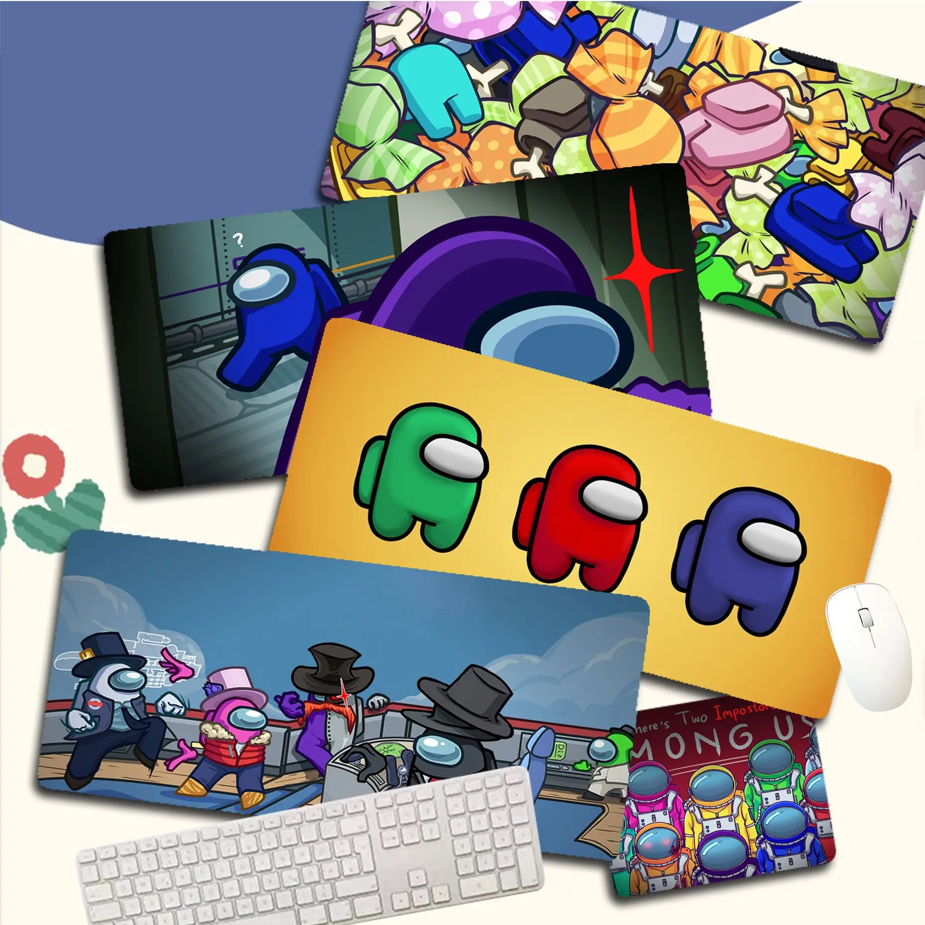 Among U-US Mousepad Funny Beautiful Anime Mouse Pad Mat Size For Kawaii Desk Teen Girls For Bedroom 
Among U-US Mousepad Funny Beautiful Anime Mouse Pad Mat Size For Kawaii Desk Teen Girls For Bedroom