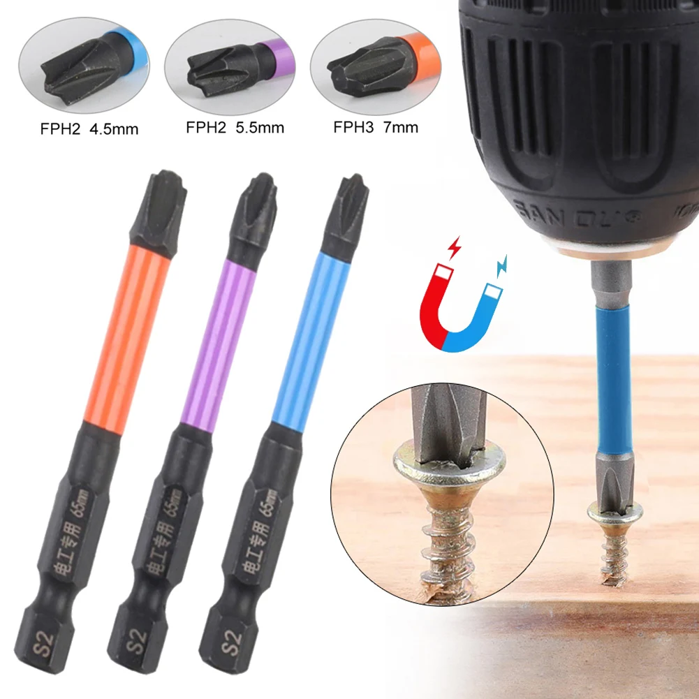 3Pcs 110mm Special Magnetism Cross Screwdriver Bit Alloy Steel Batch Head Nutdrivers FPH1 FPH2 FPH3 For Socket Switch Power Tool
3Pcs 110mm Special Magnetism Cross Screwdriver Bit Alloy Steel Batch Head Nutdrivers FPH1 FPH2 FPH3 For Socket Switch Power Tool