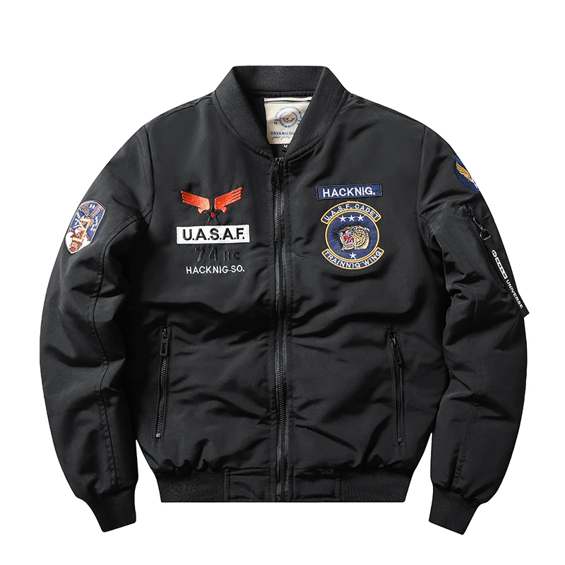 Air Force One Flight Oversized Bomber Jacket Outdoor Casual Plus Velvet Thick Brand Keep Warm Winter Men's Down Parkas Coat
Air Force One Flight Oversized Bomber Jacket Outdoor Casual Plus Velvet Thick Brand Keep Warm Winter Men's Down Parkas Coat