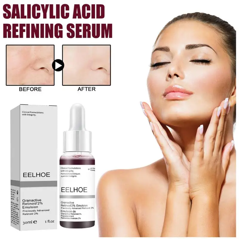 EELHOE Salicylic Acid Serum Shrink Pores Exfoliating Moisturizing Nourish Smooth Pores Repair Essences Skin Care Korean Cosmetic
EELHOE Salicylic Acid Serum Shrink Pores Exfoliating Moisturizing Nourish Smooth Pores Repair Essences Skin Care Korean Cosmetic