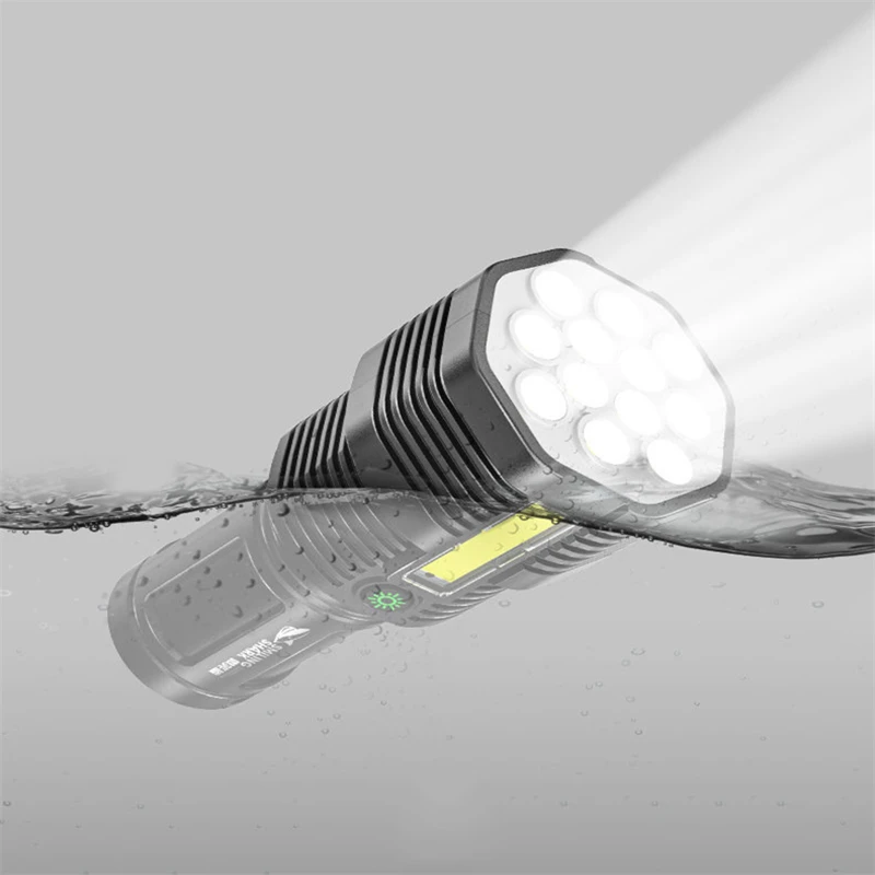 Powerful LED Flashlight USB Rechargeable Tactical Torch 4 Modes Waterproof Lamp Ultra Bright Lantern Camping Fishing
Powerful LED Flashlight USB Rechargeable Tactical Torch 4 Modes Waterproof Lamp Ultra Bright Lantern Camping Fishing