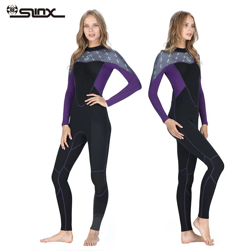 

Full Wetsuit Men/Women,2mm Warm Neoprene SCR Dive Skins Wet Suits Scuba Diving Suit Long Sleeve Surfing Suit Snorkeling Kayaking