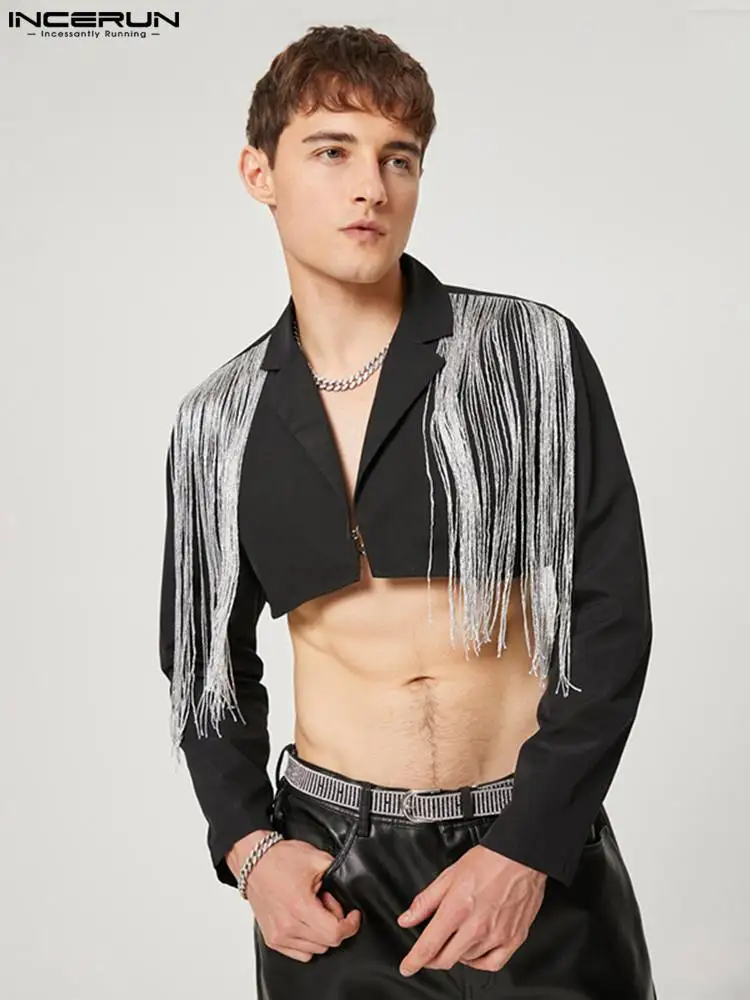 Handsome Well Fitting Men's Tops INCERUN Fringed Jackets Suits Stylish Party Shows Male Hot Sale Long-sleeved Thin Blazer S-5XL
Handsome Well Fitting Men's Tops INCERUN Fringed Jackets Suits Stylish Party Shows Male Hot Sale Long-sleeved Thin Blazer S-5XL