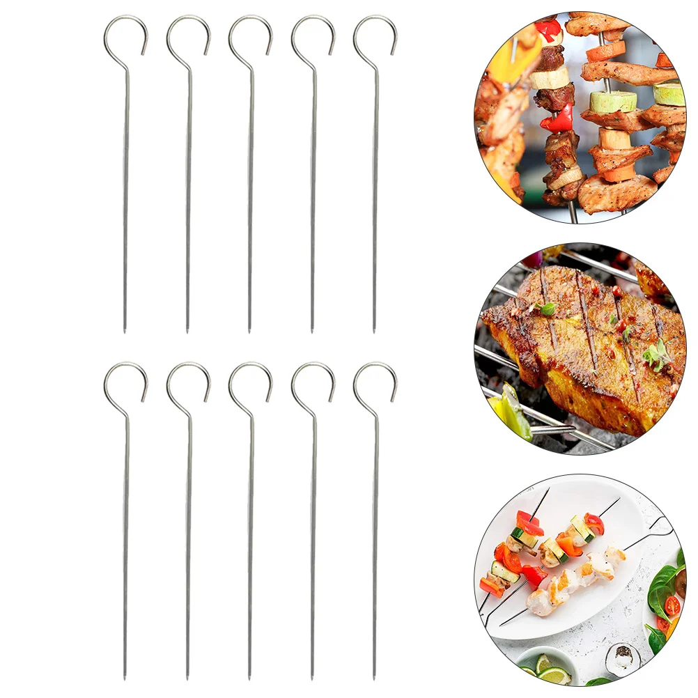 20Pcs Reusable Barbecue Skewers Stainless Steel Skewers for Grilling Reusable Barbecue Sticks Metal Grilling Sticks
20Pcs Reusable Barbecue Skewers Stainless Steel Skewers for Grilling Reusable Barbecue Sticks Metal Grilling Sticks