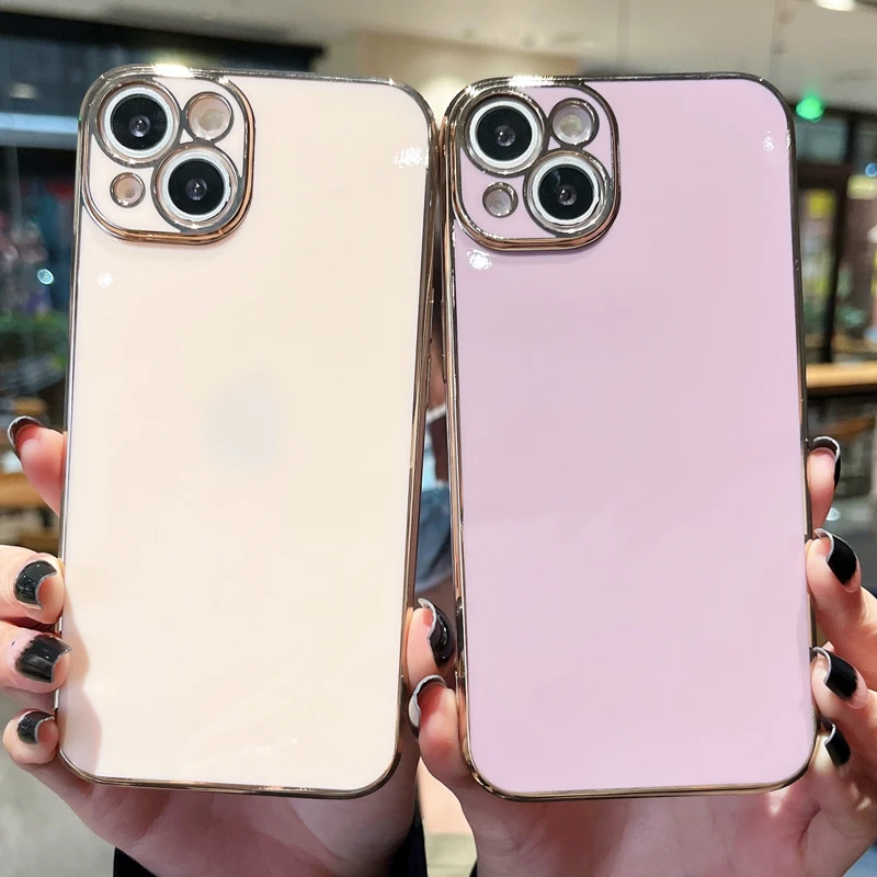Electroplated Phone Case For iphone 13 12 Mini 11 Pro XS Max X XR SE 2 3 2020 8 7 6 6S Plus Shockproof Soft TPU Back Cover
Electroplated Phone Case For iphone 13 12 Mini 11 Pro XS Max X XR SE 2 3 2020 8 7 6 6S Plus Shockproof Soft TPU Back Cover