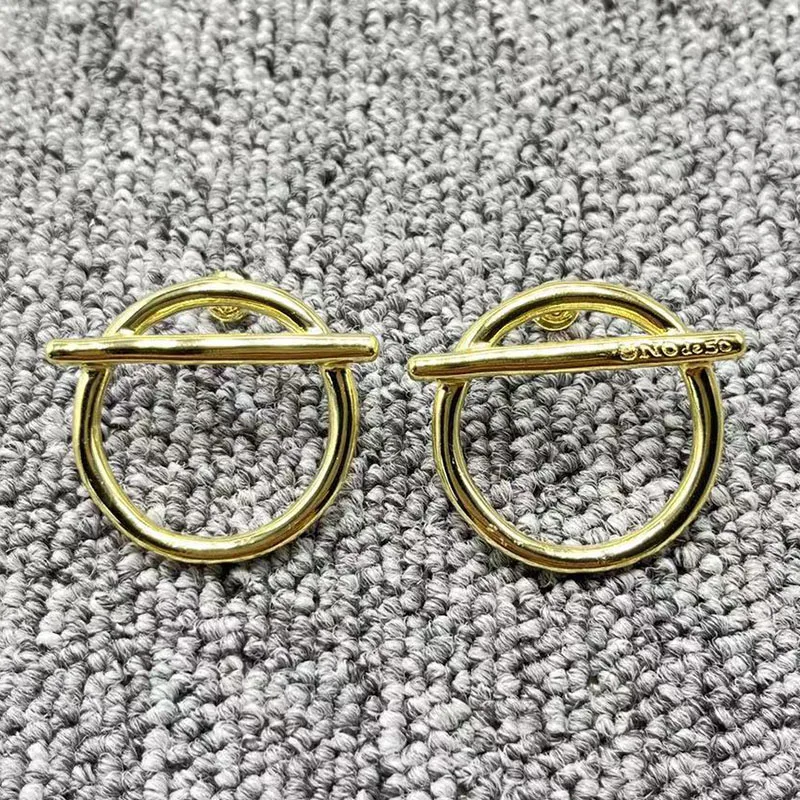 

2022 new UNOde50 exquisite fashion electroplating 925 silver 14k simple earrings festival jewelry gifts