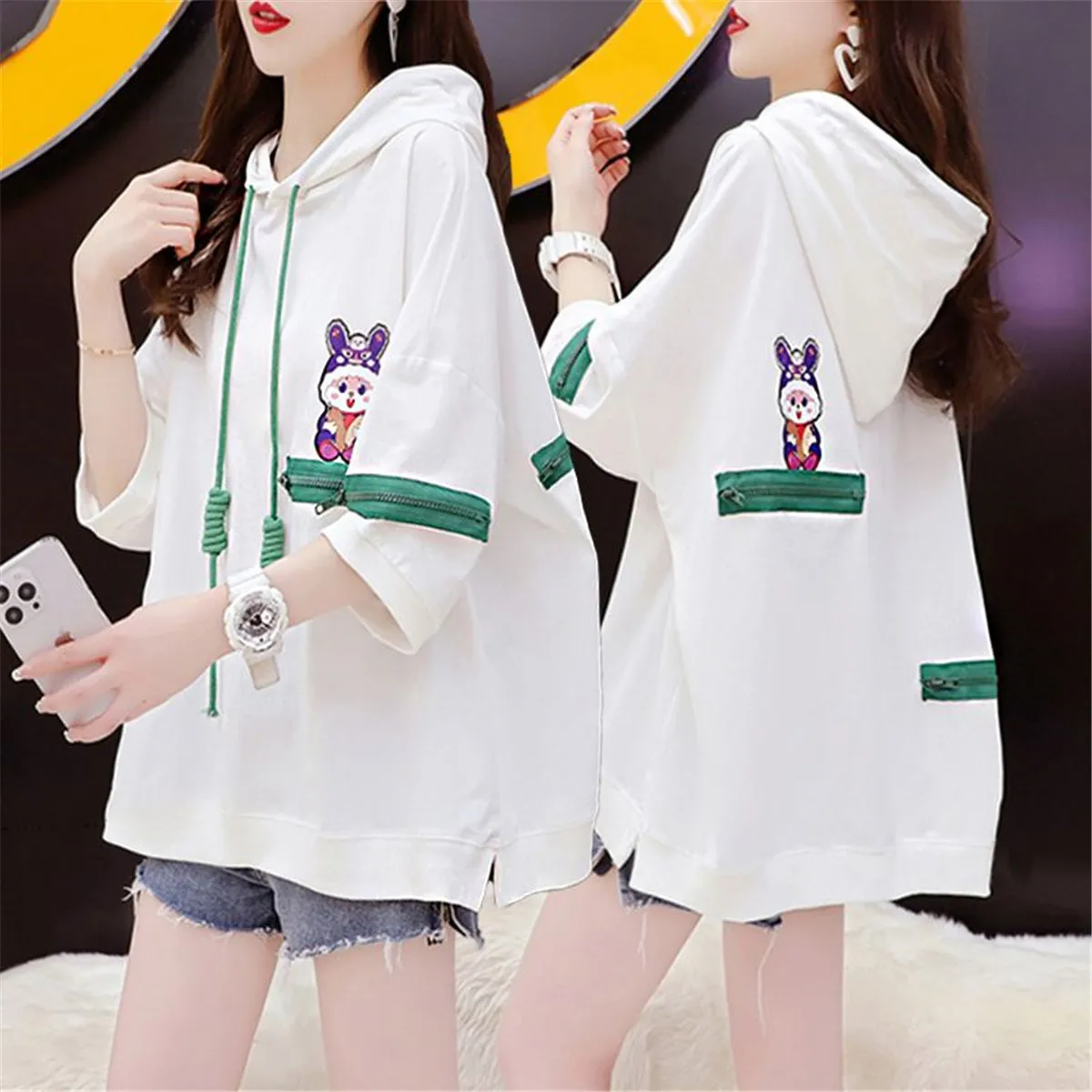 2023 Fashion Oversized Cartoon Print Tshirt Women Short Sleeve Ulzzang T Shirt Summer Harajuku Ladies Outwear Shirt Tops Girls
2023 Fashion Oversized Cartoon Print Tshirt Women Short Sleeve Ulzzang T Shirt Summer Harajuku Ladies Outwear Shirt Tops Girls