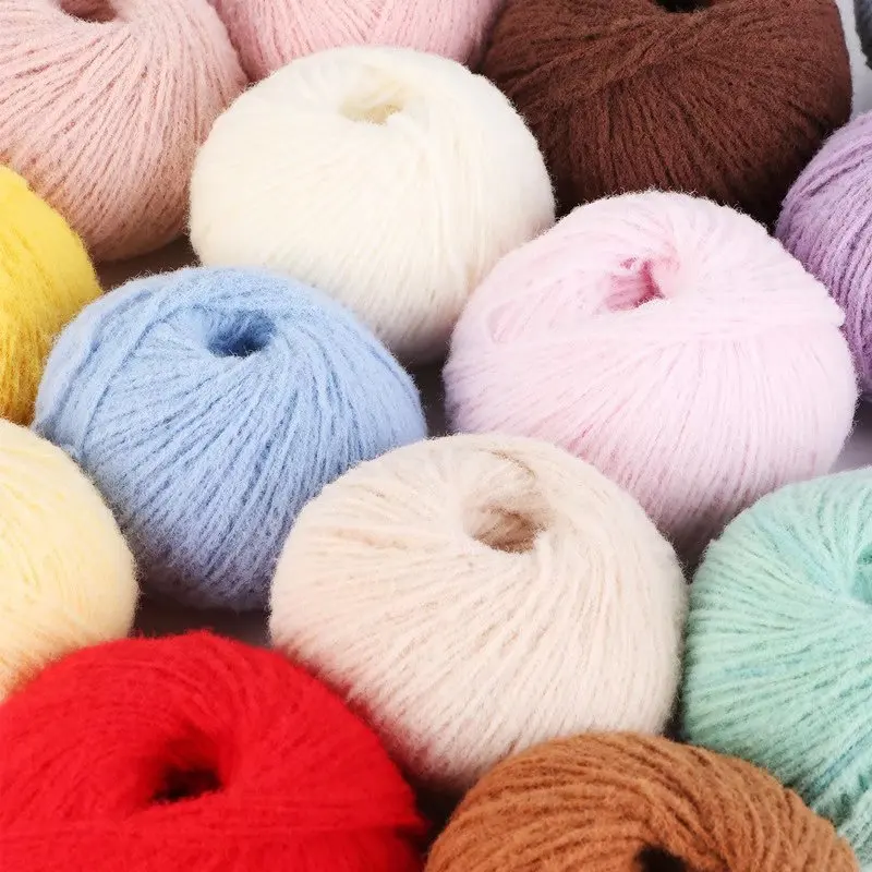 40g/pc 110M Soft Worsted Mohair Yarn Crochet Soft Warm Wool Cashmere Thread For Hand Knitting Yarn Felt Doll Sweater Scarf
40g/pc 110M Soft Worsted Mohair Yarn Crochet Soft Warm Wool Cashmere Thread For Hand Knitting Yarn Felt Doll Sweater Scarf