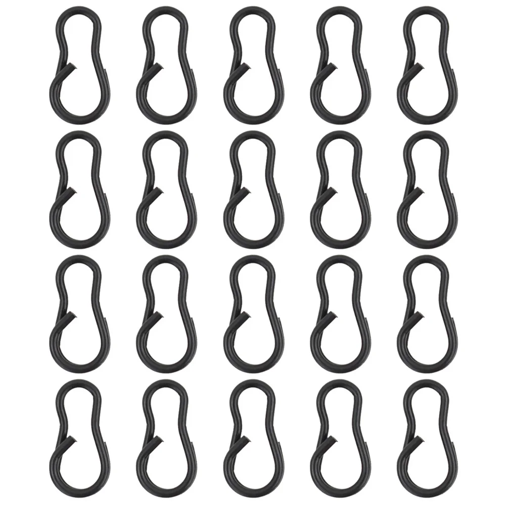Fishing Snap Clips Stainless Steel Swivel Hook Snap 25pcs/lot Black Speed Links 2023 New High Quality Hot Sale
Fishing Snap Clips Stainless Steel Swivel Hook Snap 25pcs/lot Black Speed Links 2023 New High Quality Hot Sale