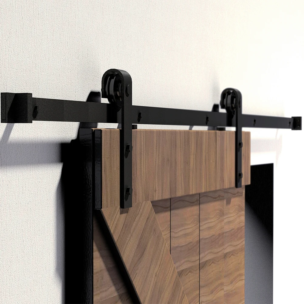 Classic Rail Sliding Barn Door Double Pulley Design Load-bearing Up To 300 Pounds Hardware Sliding Door Track Kit Wheel Track
Classic Rail Sliding Barn Door Double Pulley Design Load-bearing Up To 300 Pounds Hardware Sliding Door Track Kit Wheel Track