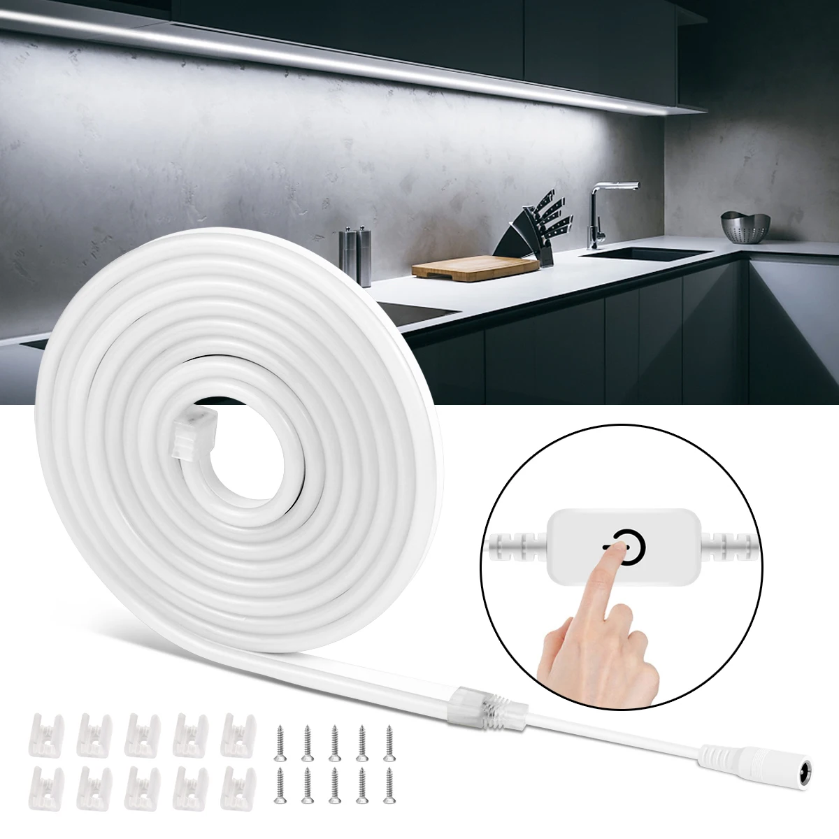 Wardrobe Kitchen Closet Dimming Waterproof Night Cupboard For Cabinet Under Neon Control Lights Light
Wardrobe Kitchen Closet Dimming Waterproof Night Cupboard For Cabinet Under Neon Control Lights Light